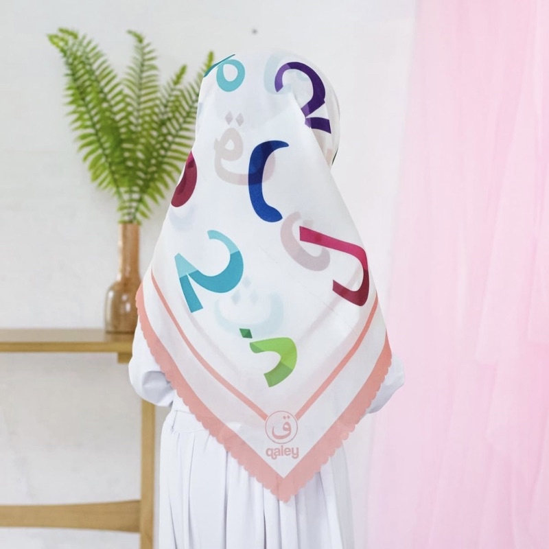 VOAL PRINTING MOTIF HIJAIYAH / HIJAB ANAK MOTIF LUCU / JILBAB ANAK KARAKTER / KERUDUNG ANAK