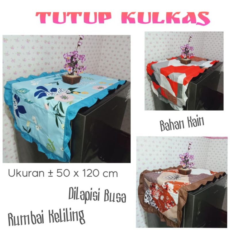 TUTUP KULKAS | PENUTUP KULKAS KAIN ANEKA MOTIF