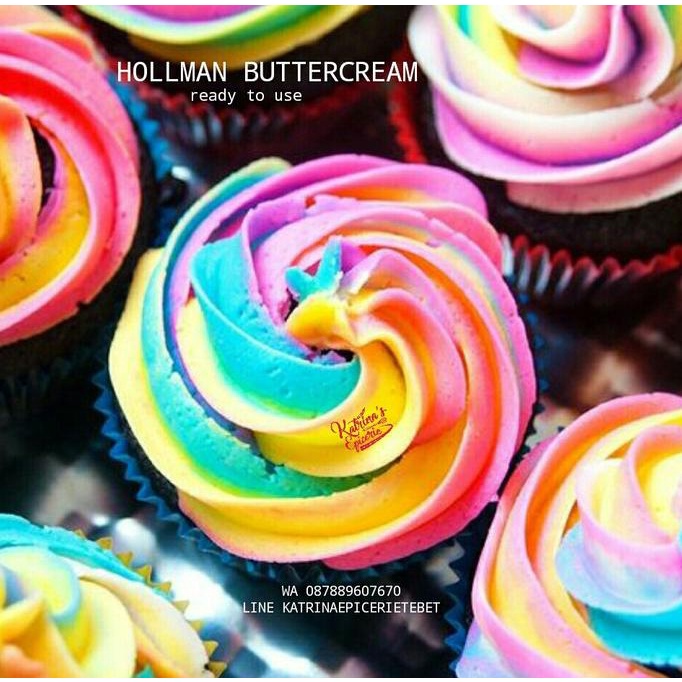 

Hollman buttercream ready to use vanilla Kode 1291