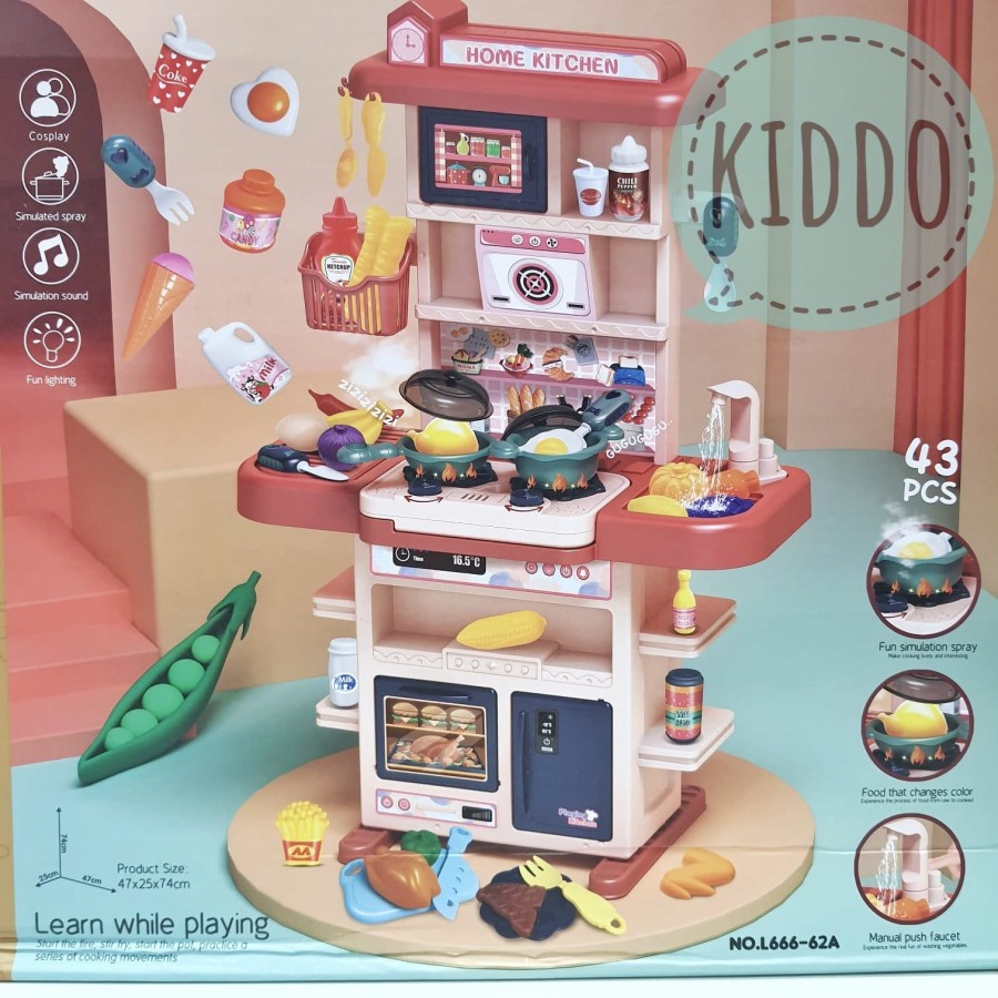 Mainan kitchen set anak besar - mainan masak - NG