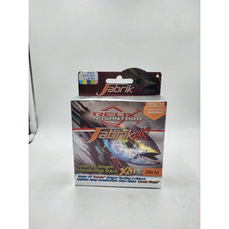 Benang Senar Pe Relix Nusantara Jabrik Hs 200m