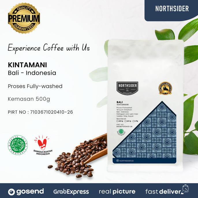 

BIJI KOPI ARABIKA BALI KINTAMANI WASHED - 500GR NORTHSIDER COFFEE