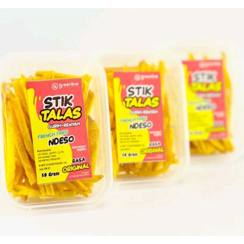 

Camilan Stik Talas Gurih