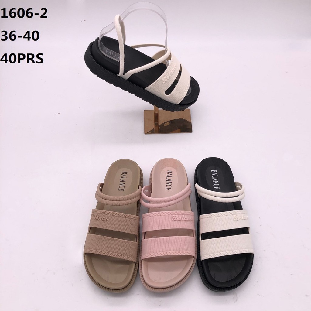 Balance 1606-2 sandal jelly wanita/ sandal wedges/ wedges jely/ sandal balance wedges