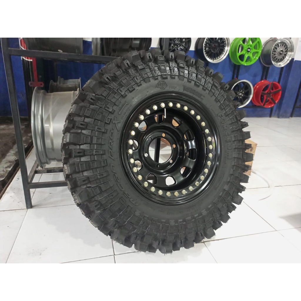 VELG OFFROAD HSR RANGER FORTUNER VELG OFFROAD BAN OFFROAD LUMPUR MEDAN LOKASI LEBAR 8 BADAK 31 R15