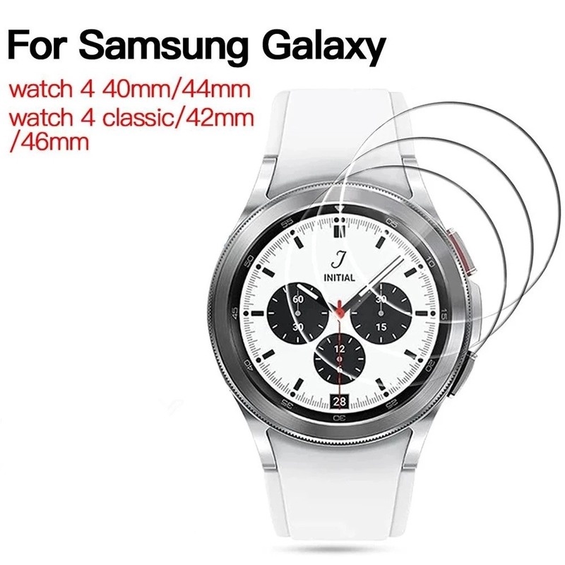 1pc Pack Samsung Watch HD Clear Anti Scratch Full Screen Protector Film / Classic 40mm 44mm 42mm 46mm Tempered Glass Film For Samsung Galaxy Watch 4