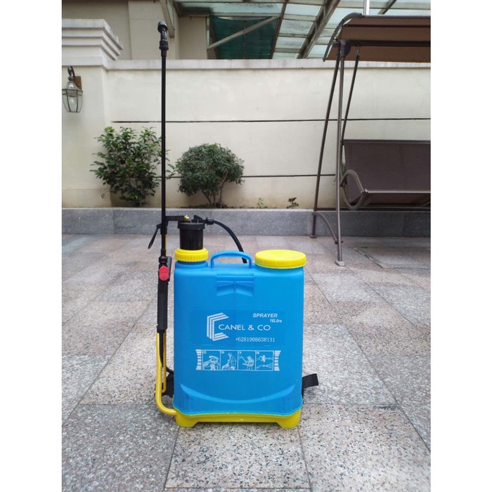 sprayer manual16 liter Alat Semprot penyemprot Kebun Disinfektan - Biru
