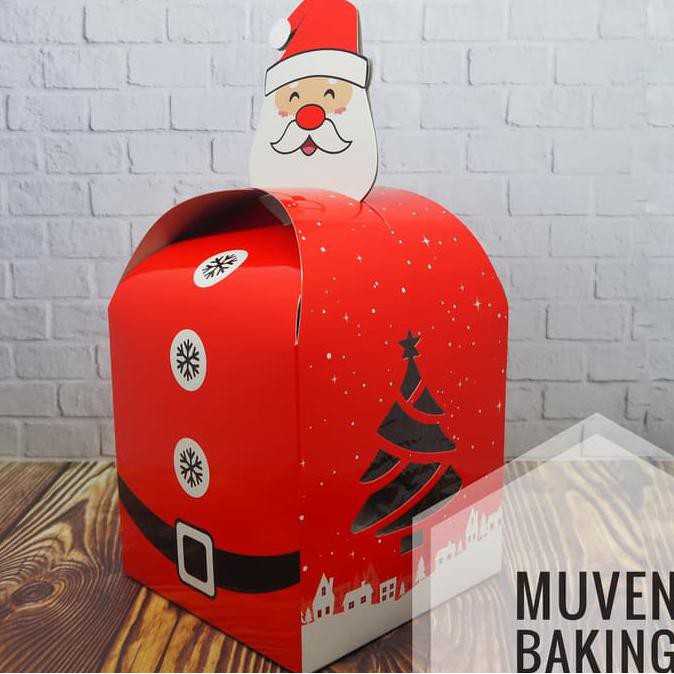 

(READY COD) DUS NATAL CHRISTMAS TOPLES SANTA 500 Gr / PACKAGING BOX KEMASAN SALE