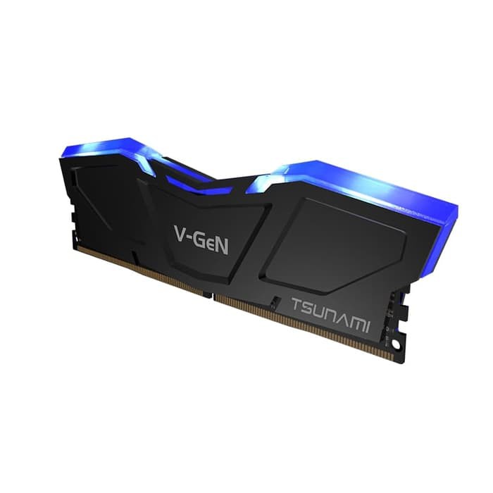 V-GeN Tsunami 2666Mhz Dual Channel 16GB (2x8GB) 16-18-18-3 Blue LED