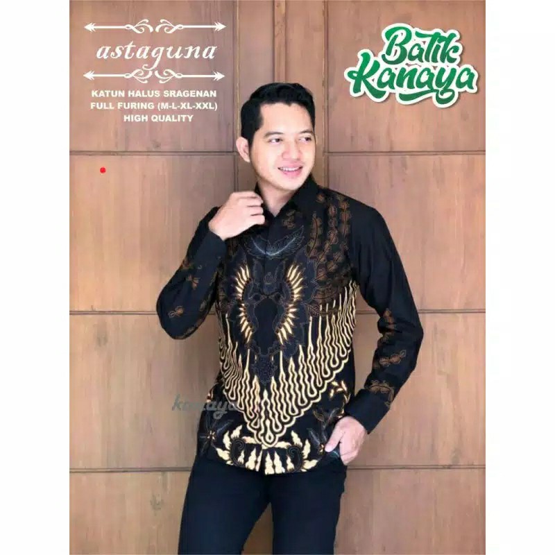 Atasan Batik Pria Astaguna Panjang By Kanaya Batik