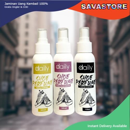 PARFUM SEPATU  - DAILY SHOE PERFUME DEODORAN SPRAY SEPATU ANTI BAKTERI ANTI BAU APEK - AMPUH MENGHILANGKAN BAU SEPATU