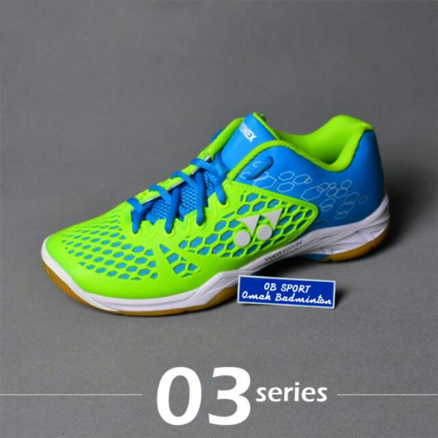 Sepatu yonex shb 03 ex lime blue