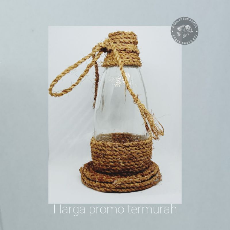 Soliter cupang tempel dinding, vas kaca, vas rustic ala nordic ,vas aestetic