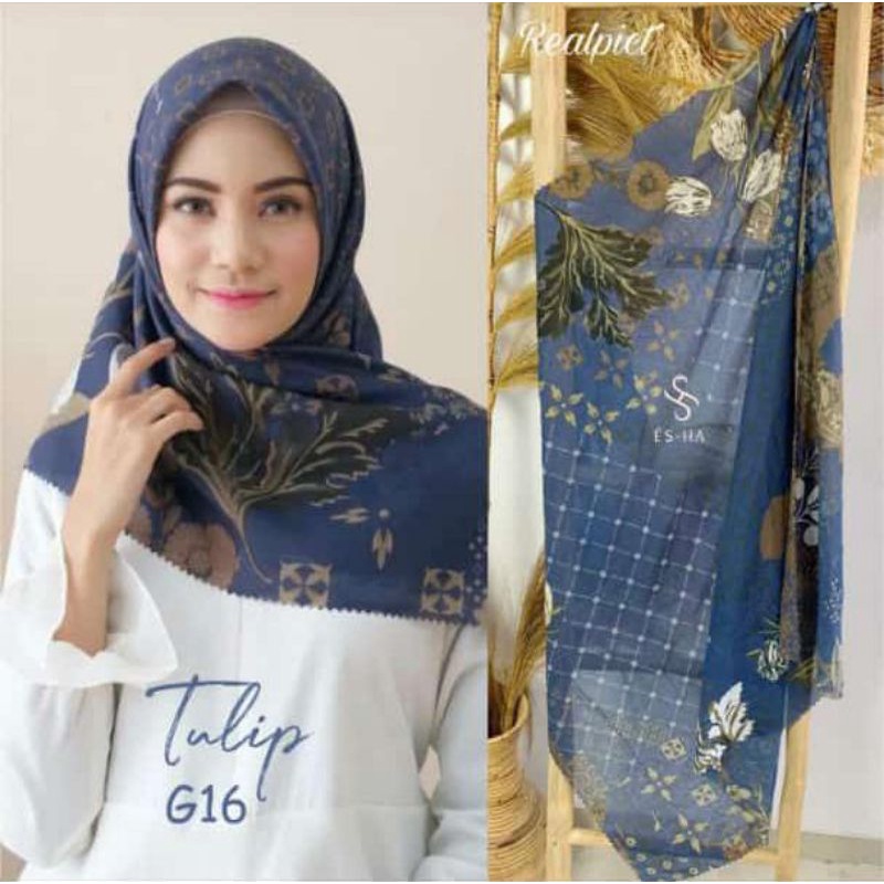 hijab motif voal denay