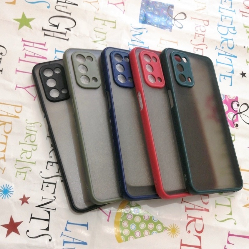 CASE MATTE OPPO A74 5G TRANSPARAN FUZE MACARON MY CHOICE - FA