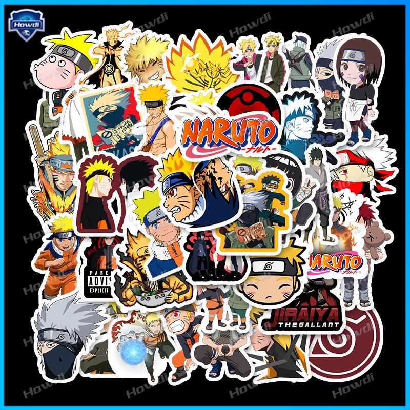 Stiker Motif Anime Naruto Tahan Air Untuk Helm Motor