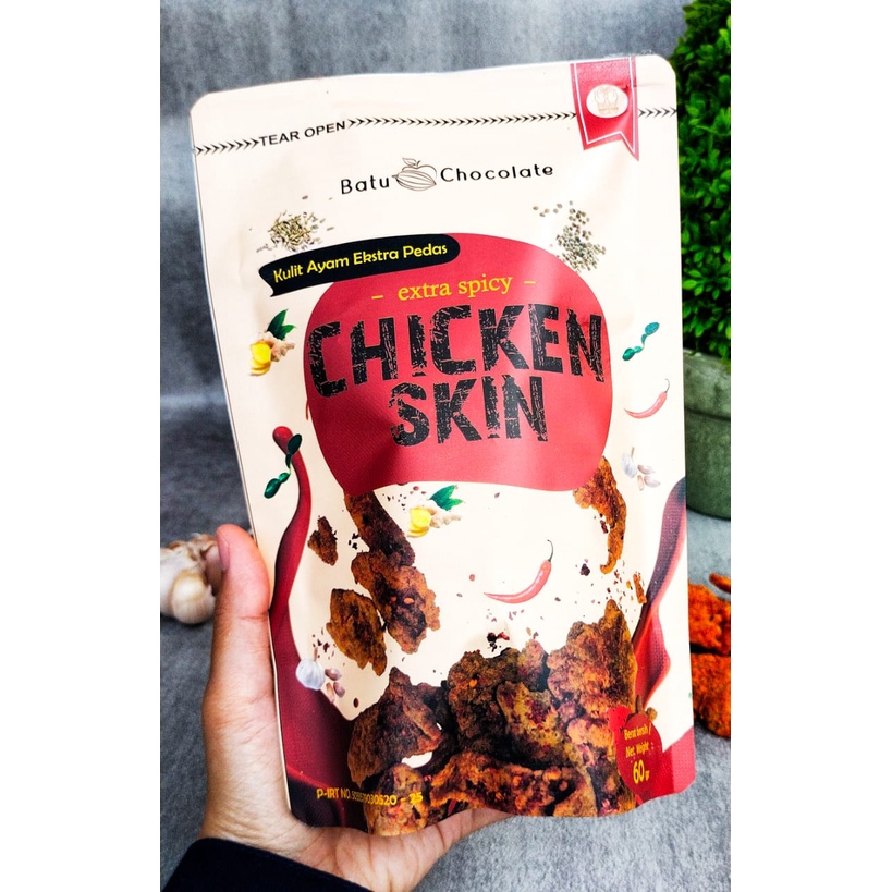 One Mandiri Sukses - Paket Kulit Ayam Extra Pedas isi 5 pcs