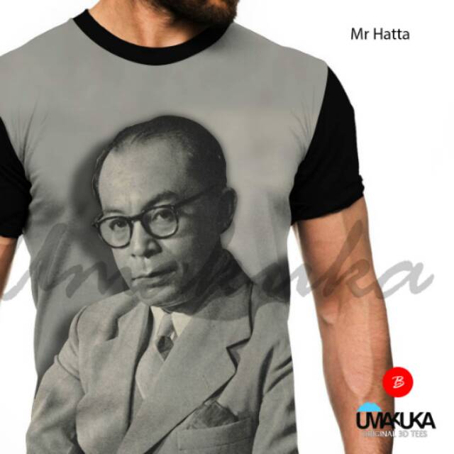 Kaos full print 3D Mr Hatta