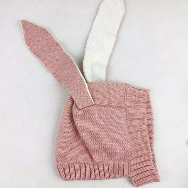 TOPI RABBIT BAYI TOPI KELINCI TOPI BAYI KARAKTER RABBIT HAT KOREAN HATp