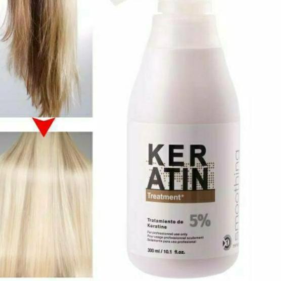 Keratin Treatment Smoothing Rambut Brazilian 300ml