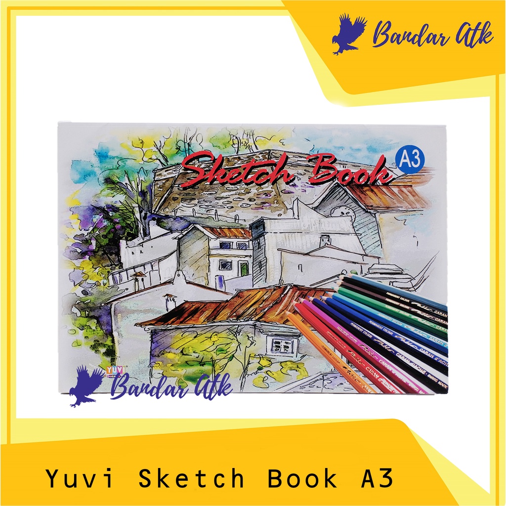 

YUVI Buku Gambar Sketsa Sketch Book A3 [1 PCS]