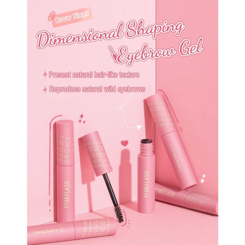 PINKFLASH EYEBROW GEL MASCARA / MASCARA ALIS