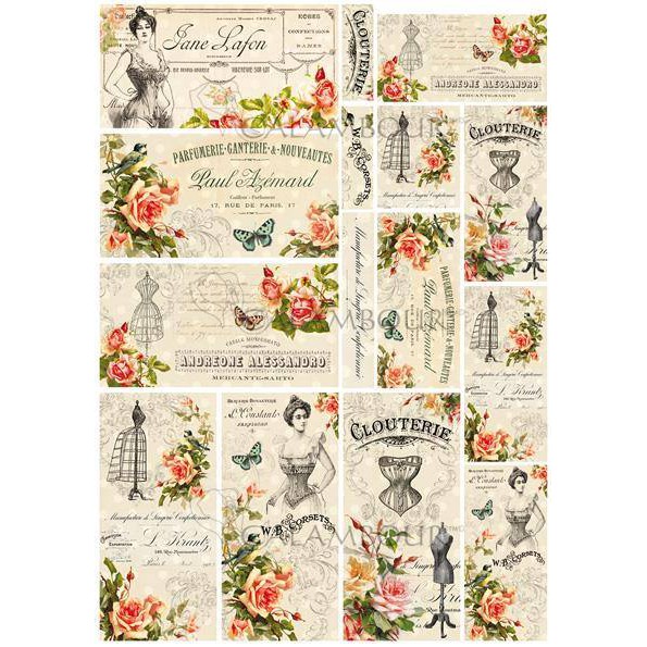 Rice Paper Calambour Size 35x25cm RCP 3