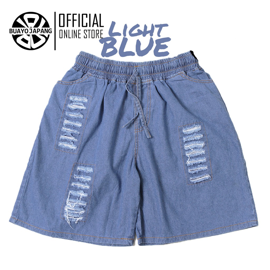 Buayo Japang - Promo Short Jeans Ripped Murah Celana Korea Wanita