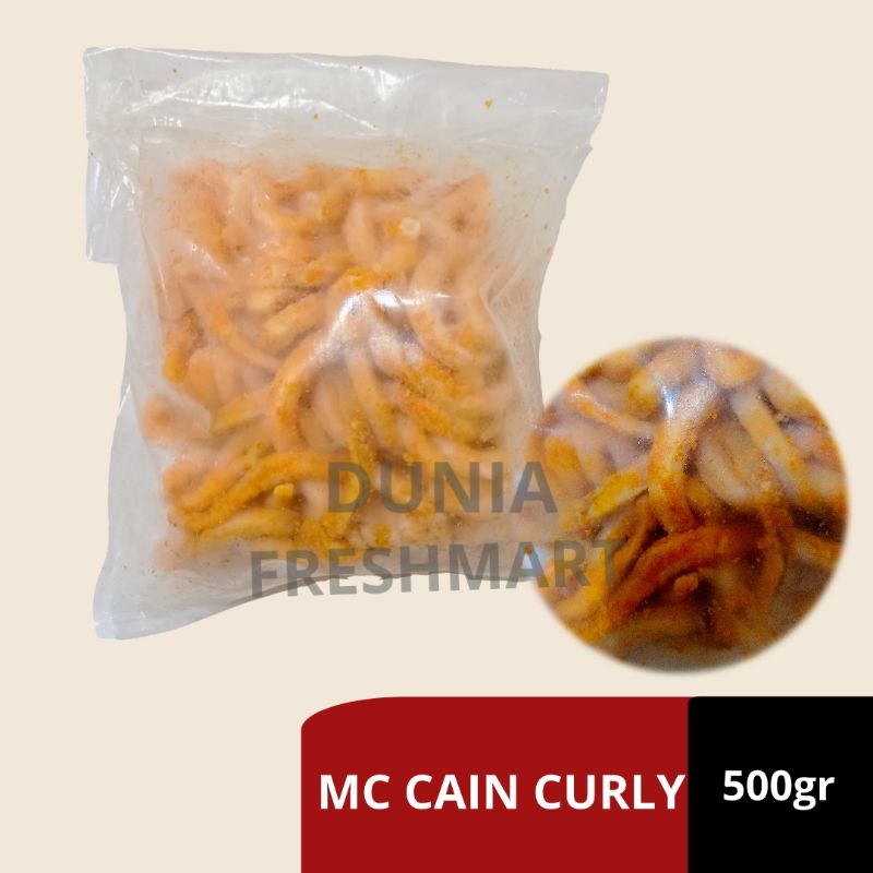 

MC CAIN CURLY kentang goreng French fries curly 600gram KENTANG KERITING KENTANG GORENG FRENCH FRIES CURLY