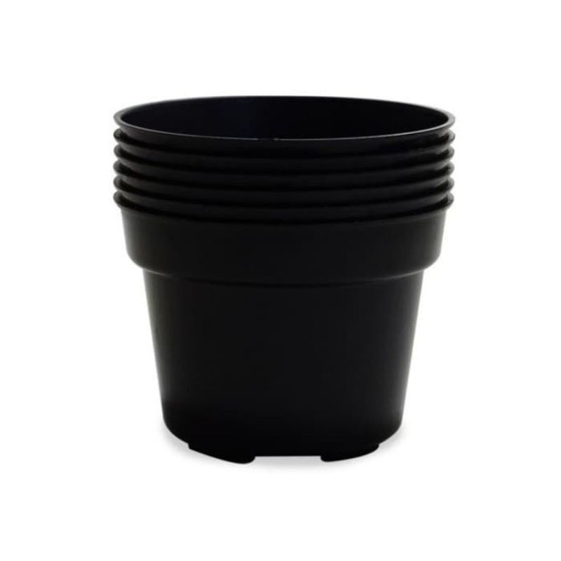 Pot 15 cm Hitam  Murah - Pot Bulat Mini Kecil Bisa Untuk Vas Bunga Pot 15 cm Hitam Polos Pot Tawon 15 U1