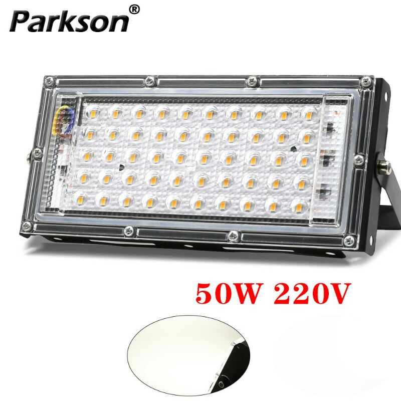 Lampu Sorot Flood Light Waterproof 4500 Lumens 50 W Cool White 6500 K TaffLED A8