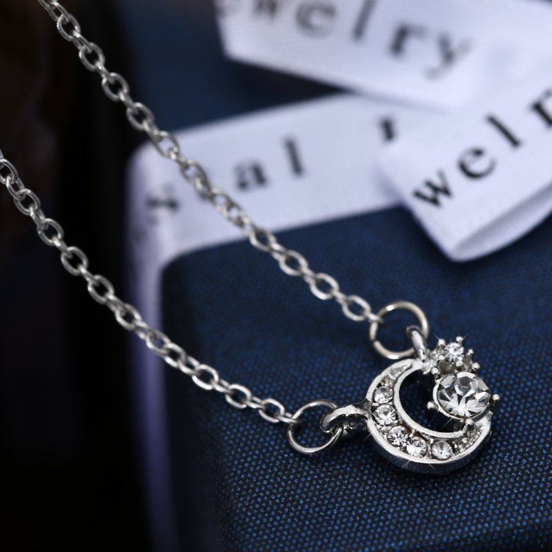 Best Wish Kalung Rantai Silver Dengan Liontin Tulisan Best Wish Untuk Wanita