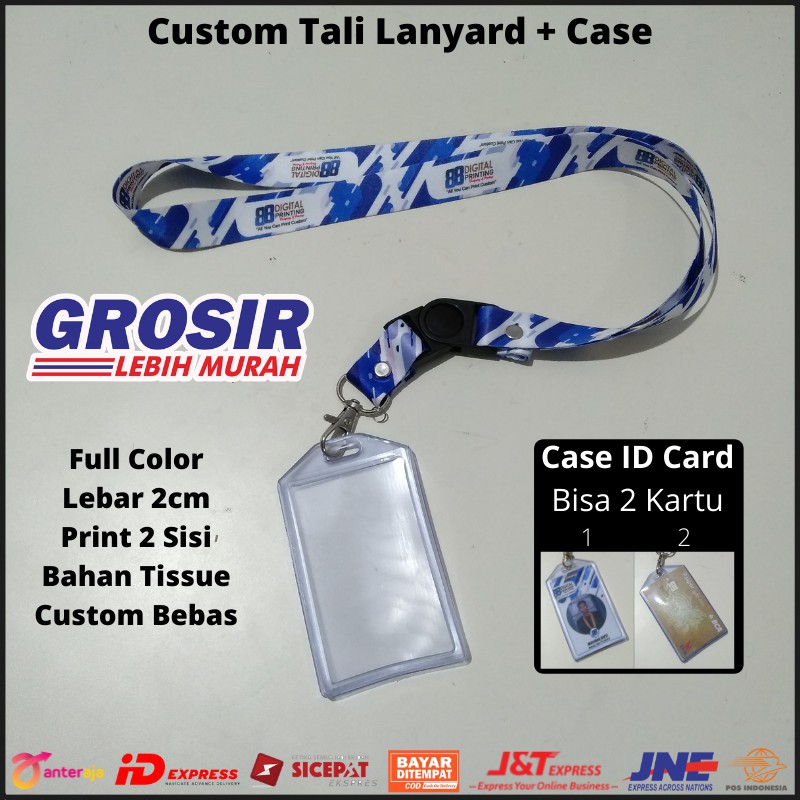 

(✔️Custom) Promo Cetak Lanyard+Case / Tali Lanyard Custom