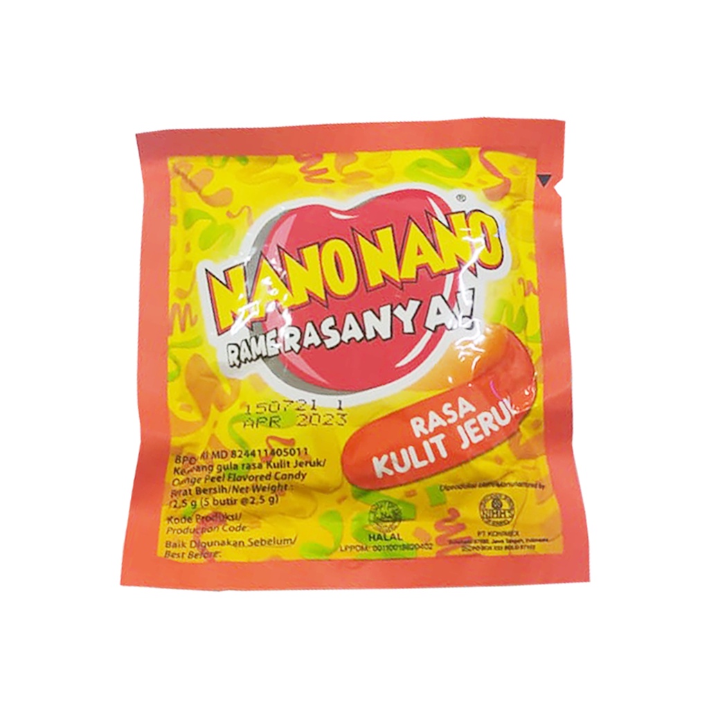 PERMEN NANO NANO SACHET ISI 5 PCS