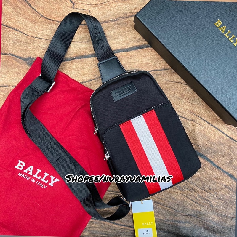 body bag pria bally tas selempang pria bally import mirorr Quality tas slempang pria