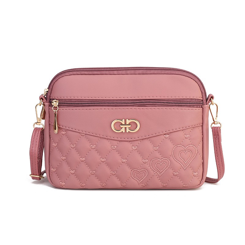 TAS SELEMPANG WANITA KOREA IMPORT KULIT PINK BARNETT TA391P3 SLING BAG BATAM PREMIUM FASHION REMAJA