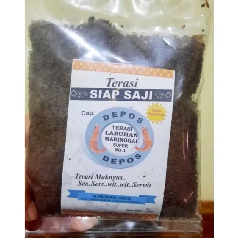 

Terasi Siap Saji Depos Labuhan Maringgai Netto. 110Gram