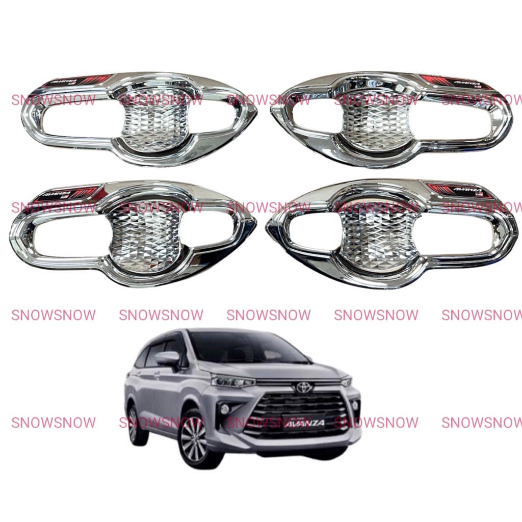 Outer Cover Mangkok Avanza Xenia Veloz 2021 2022 UP Exclusive Hitam Chrome