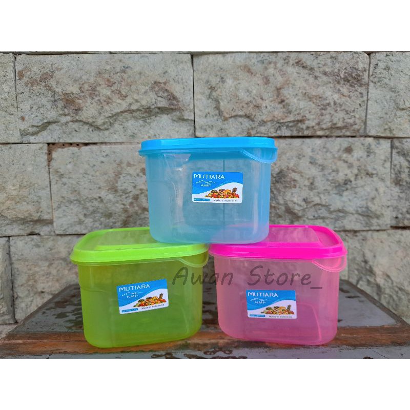 Toples zayn kotak 500ml / Toples plastik murah / toples kotak wadah bumbu / toples serbaguna