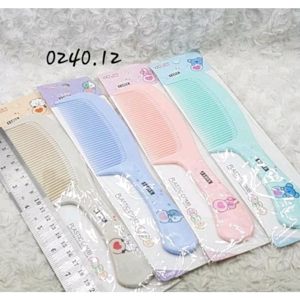 sisir rambut rapat/sisir rambut besar/sisir gagang besar/sisir rambut gagang besar/sisir rambut 20cm