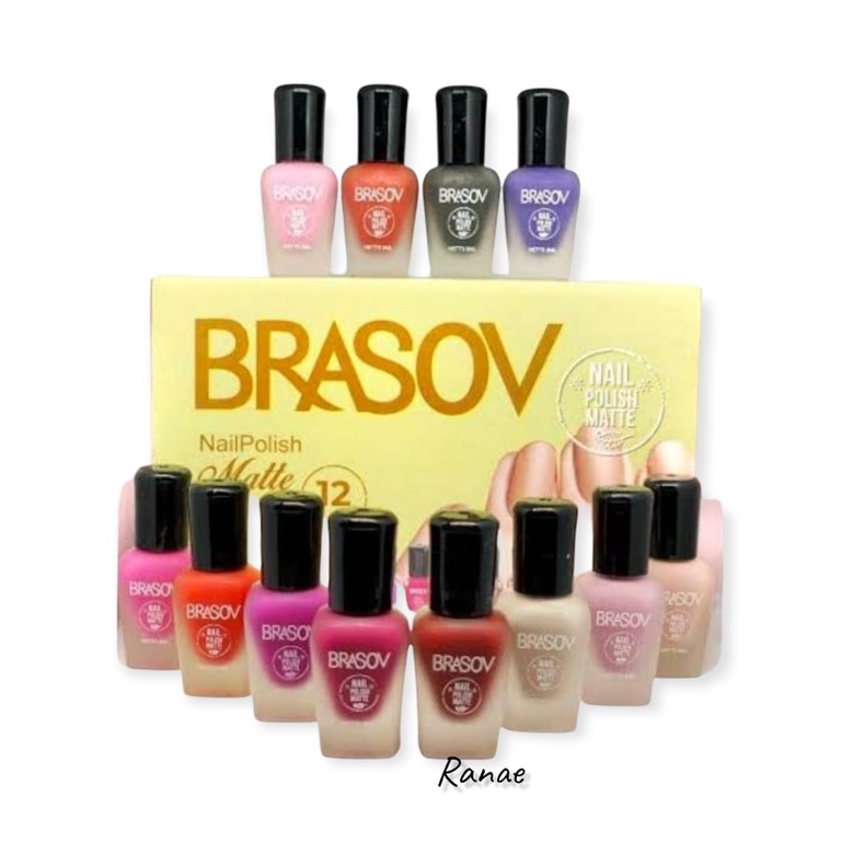 Brasov Nail Polish Matte 8ml - kutek kuku cat kuku