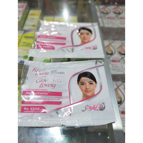 fair &amp; lovely / glow &amp; lovely multi vitamin cream 9gr