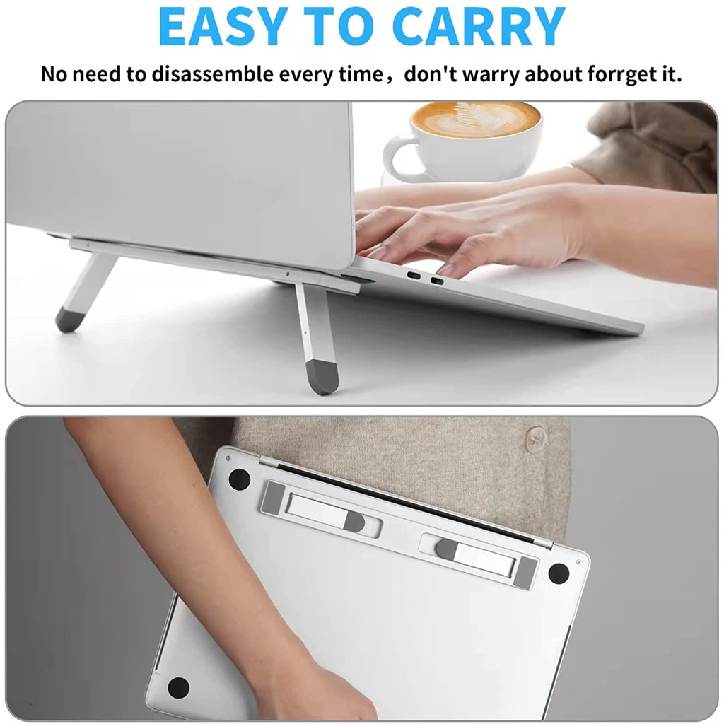 1pc Stand Holder Laptop Universal Portable Bisa Dilipat