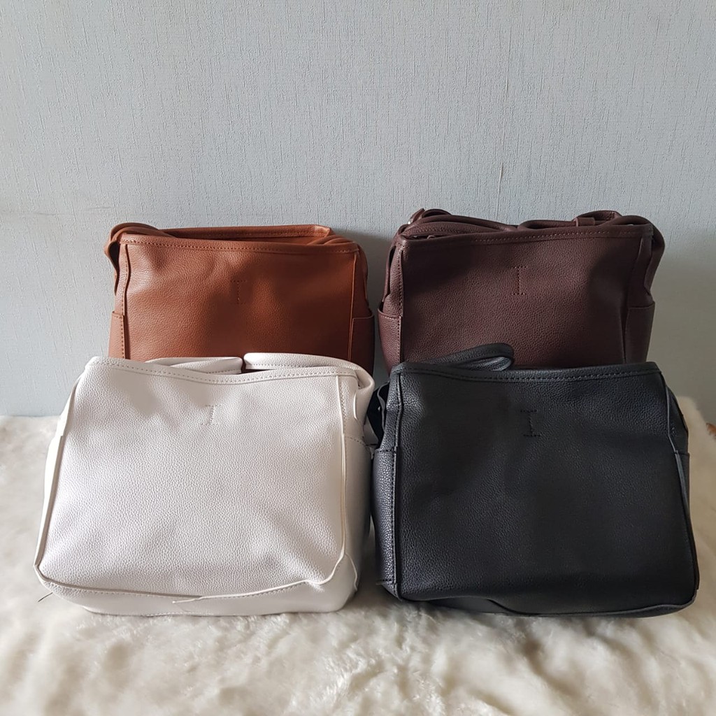 COD BAYAR DITEMPAT!!! 9920 Square Bag With Side Pocket / TAS POCKET WANITA KEKINIAN