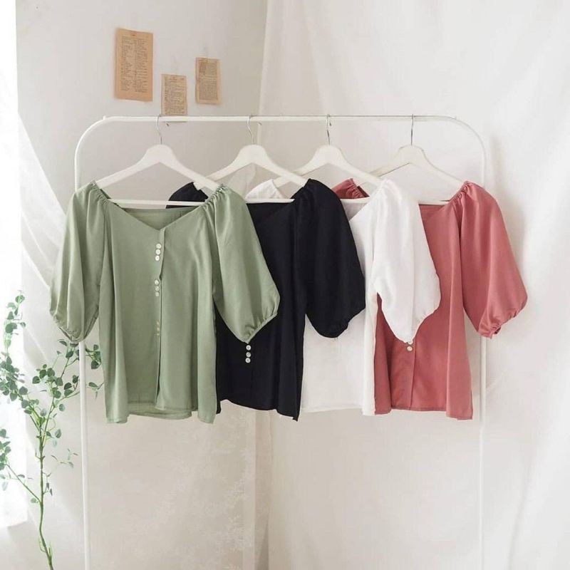 Kemeja rasa bahan wolfis premium