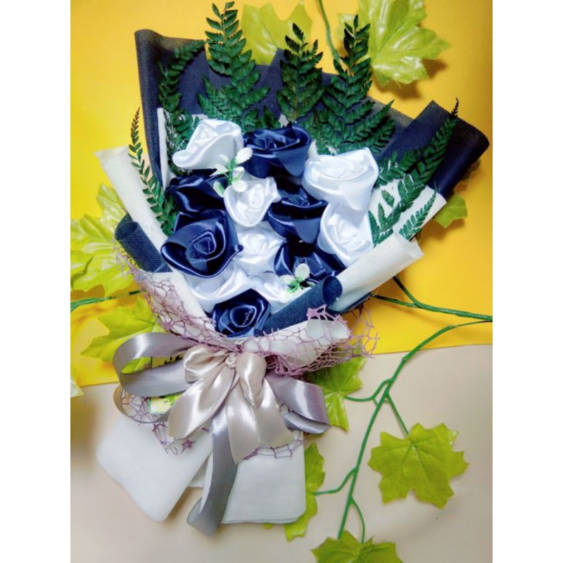 Buket Bunga Satin, Bunga Palsu, Bunga Wisuda, Bunga Anniversary, Flowers Bouquet, Gift Flowers