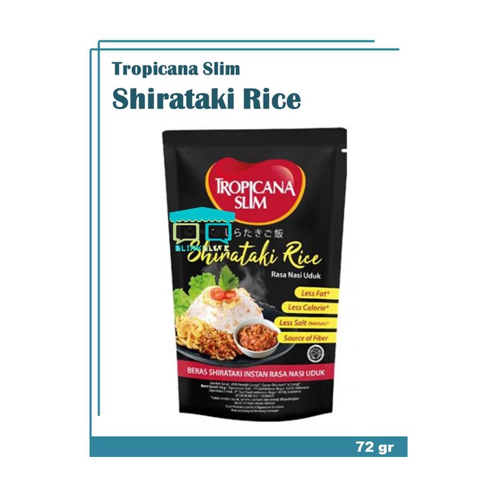 Tropicana Slim Shirataki Rice 72 gr Beras Instan Rasa Nasi Uduk Instant