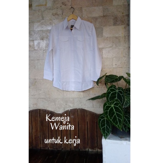 Kemeja kerja wanita/hem/kemeja putih formal wanita/ kemeja polos putih kerja