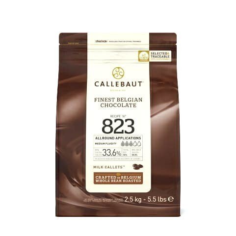 

Callebaut Milk 823 NV 33.6% Kemasan Repack 250 Gram