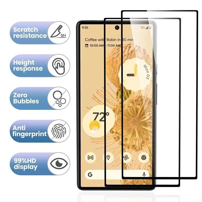 Pelindung Layar Tempered Glass Anti Gores Untuk Google Pixel 6A / 6A